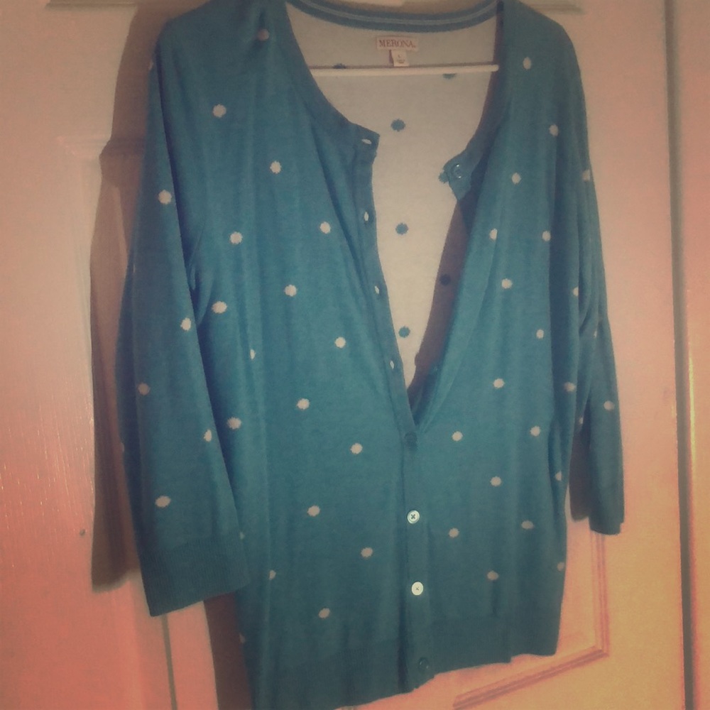 Polka dot sweater
